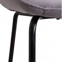 Кресло AksHome ADAM светло-серый велюр HLR-20/черный купить в Минске