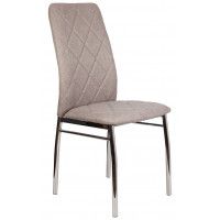 Стул AksHome ADELE (Адель) бежевая ткань Seattle-001/хром