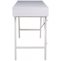 Стол письменный AGAT 1000*500*780 белый/белый металл купить в Минске