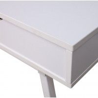 Стол письменный AGAT 1000*500*780 белый/белый металл купить в Минске