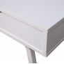 Стол письменный AGAT 1000*500*780 белый/белый металл