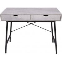 Стол письменный AGAT 1000*500*780 бетон/черный металл