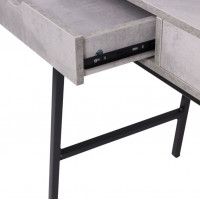 Стол письменный AGAT 1000*500*780 бетон/черный металл купить в Минске