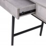 Стол письменный AGAT 1000*500*780 бетон/черный металл