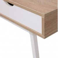 Стол письменный AGAT 1000*500*780 светлый дуб/белый металл купить в Минске