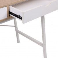 Стол письменный AGAT 1000*500*780 светлый дуб/белый металл купить в Минске