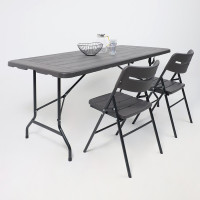 Стол складной Akshome Table AKS тип 5 темно-серый купить в Минске Стол складной Akshome Table AKS тип 5 темно-серый купить в Минске