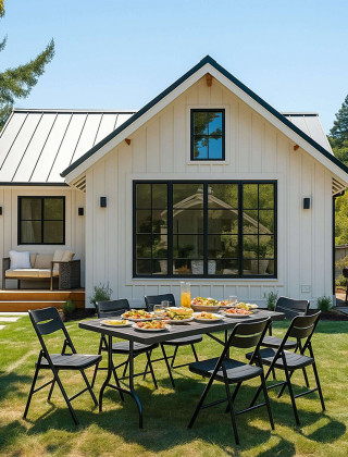 Стол складной Akshome Table AKS тип 5 темно-серый купить в Минске