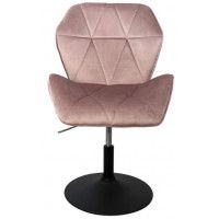 Стул AksHome Oslo (Осло) пыльная роза велюр/черный купить в Минске Стул AksHome Oslo (Осло) пыльная роза велюр/черный купить в Минске