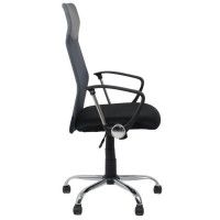 Кресло AksHome ALLISON (Эллисон) ECO серый/черный купить в Минске Кресло AksHome ALLISON (Эллисон) ECO серый/черный купить в Минске