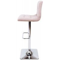 Стул барный AksHome AMAZON (Амазон) бежевый велюр HCJ-13/хром купить в Минске