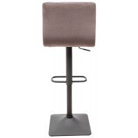 Стул барный AksHome AMAZON (Амазон) тауп велюр HCJ-15/черный купить в Минске