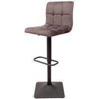 Стул барный AksHome AMAZON (Амазон) тауп велюр HCJ-15/черный купить в Минске