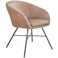 Кресло AksHome AMUR (Амур) светло-коричневый велюр/черный Кресло AksHome AMUR (Амур) светло-коричневый велюр/черный