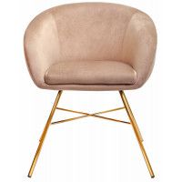 Кресло AksHome AMUR (Амур) светло-коричневый велюр HCJ-11/золото купить в Минске Кресло AksHome AMUR (Амур) светло-коричневый велюр HCJ-11/золото купить в Минске