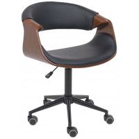 Кресло AksHome Angara (Ангара) экокожа черный/черный