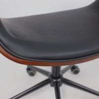 Кресло AksHome Angara (Ангара) экокожа черный/черный купить в Минске