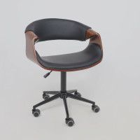 Кресло AksHome Angara (Ангара) экокожа черный/черный купить в Минске