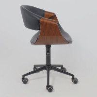 Кресло AksHome Angara (Ангара) экокожа черный/черный купить в Минске