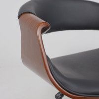 Кресло AksHome Angara (Ангара) экокожа черный/черный купить в Минске