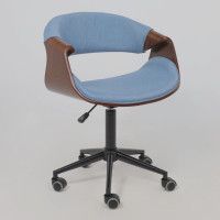 Кресло AksHome Angara (Ангара) ткань небесный XC188-26/черный купить в Минске Кресло AksHome Angara (Ангара) ткань небесный XC188-26/черный купить в Минске