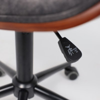 Кресло AksHome Angara (Ангара) велюр темно-серый Fabb 16/черный купить в Минске