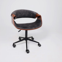 Кресло AksHome Angara (Ангара) велюр темно-серый Fabb 16/черный купить в Минске