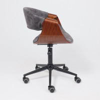 Кресло AksHome Angara (Ангара) велюр темно-серый Fabb 16/черный купить в Минске