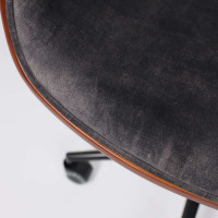 Кресло AksHome Angara (Ангара) велюр темно-серый Fabb 16/черный купить в Минске