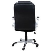 Кресло AksHome ANTONY ECO черный с белыми вставками купить в Минске