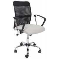 Кресло поворотное Akshome Aria Light ECO/сетка черный/серебро Кресло поворотное Akshome Aria Light ECO/сетка черный/серебро