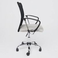 Кресло поворотное Akshome Aria Light ECO/сетка черный/серебро купить в Минске Кресло поворотное Akshome Aria Light ECO/сетка черный/серебро купить в Минске