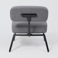 Кресло AksHome ASPEN (Аспен) серая рогожка BJORN 13/черный купить в Минске Кресло AksHome ASPEN (Аспен) серая рогожка BJORN 13/черный купить в Минске