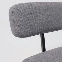 Кресло AksHome ASPEN (Аспен) серая рогожка BJORN 13/черный купить в Минске Кресло AksHome ASPEN (Аспен) серая рогожка BJORN 13/черный купить в Минске