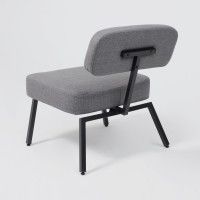 Кресло AksHome ASPEN (Аспен) серая рогожка BJORN 13/черный купить в Минске Кресло AksHome ASPEN (Аспен) серая рогожка BJORN 13/черный купить в Минске