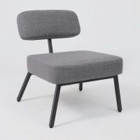 Кресло AksHome ASPEN (Аспен) серая рогожка BJORN 13/черный купить в Минске Кресло AksHome ASPEN (Аспен) серая рогожка BJORN 13/черный купить в Минске