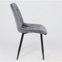 Стул AksHome ASTRA 2 (Астра 2) серый велюр HLR-21/черный купить в Минске Стул AksHome ASTRA 2 (Астра 2) серый велюр HLR-21/черный купить в Минске