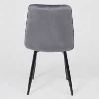 Стул AksHome ASTRA 2 (Астра 2) серый велюр HLR-21/черный купить в Минске Стул AksHome ASTRA 2 (Астра 2) серый велюр HLR-21/черный купить в Минске