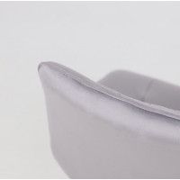 Стул AksHome ASTRA 2 (Астра 2) светло-серый велюр HLR-20/черный купить в Минске