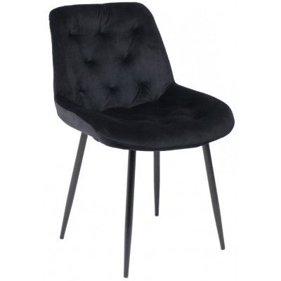 Стул AksHome ASTRA (Астра) черный велюр HLR-66/черный купить в Минске