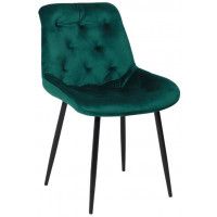 Стул AksHome ASTRA (Астра) зеленый велюр HLR-56/черный Стул AksHome ASTRA (Астра) зеленый велюр HLR-56/черный