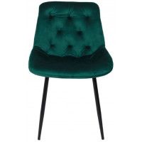 Стул AksHome ASTRA (Астра) зеленый велюр HLR-56/черный купить в Минске