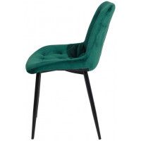 Стул AksHome ASTRA (Астра) зеленый велюр HLR-56/черный купить в Минске