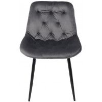 Стул AksHome ASTRA (Астра) серый велюр HLR-21/черный купить в Минске