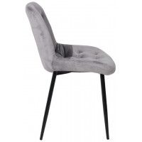 Стул AksHome ASTRA (Астра) светло-серый HLR-20/черный купить в Минске