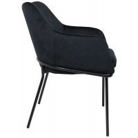 Кресло Алвест AV 318 черный бархат H-75/черный купить в Минске Кресло Алвест AV 318 черный бархат H-75/черный купить в Минске