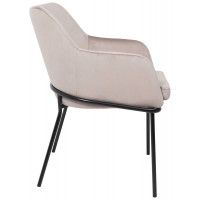 Кресло Алвест  AV 318 светло-коричневый бархат H-61/черный купить в Минске