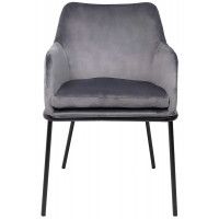 Кресло Алвест AV 318 темно-серый бархат H-15/черный купить в Минске Кресло Алвест AV 318 темно-серый бархат H-15/черный купить в Минске