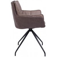 Стул поворотный Алвест AV 326 коричневая замша 04/черный купить в Минске Стул поворотный Алвест AV 326 коричневая замша 04/черный купить в Минске