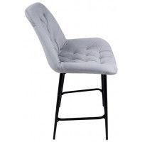 Стул полубарный Алвест AV 435 серый бархат/черный купить в Минске